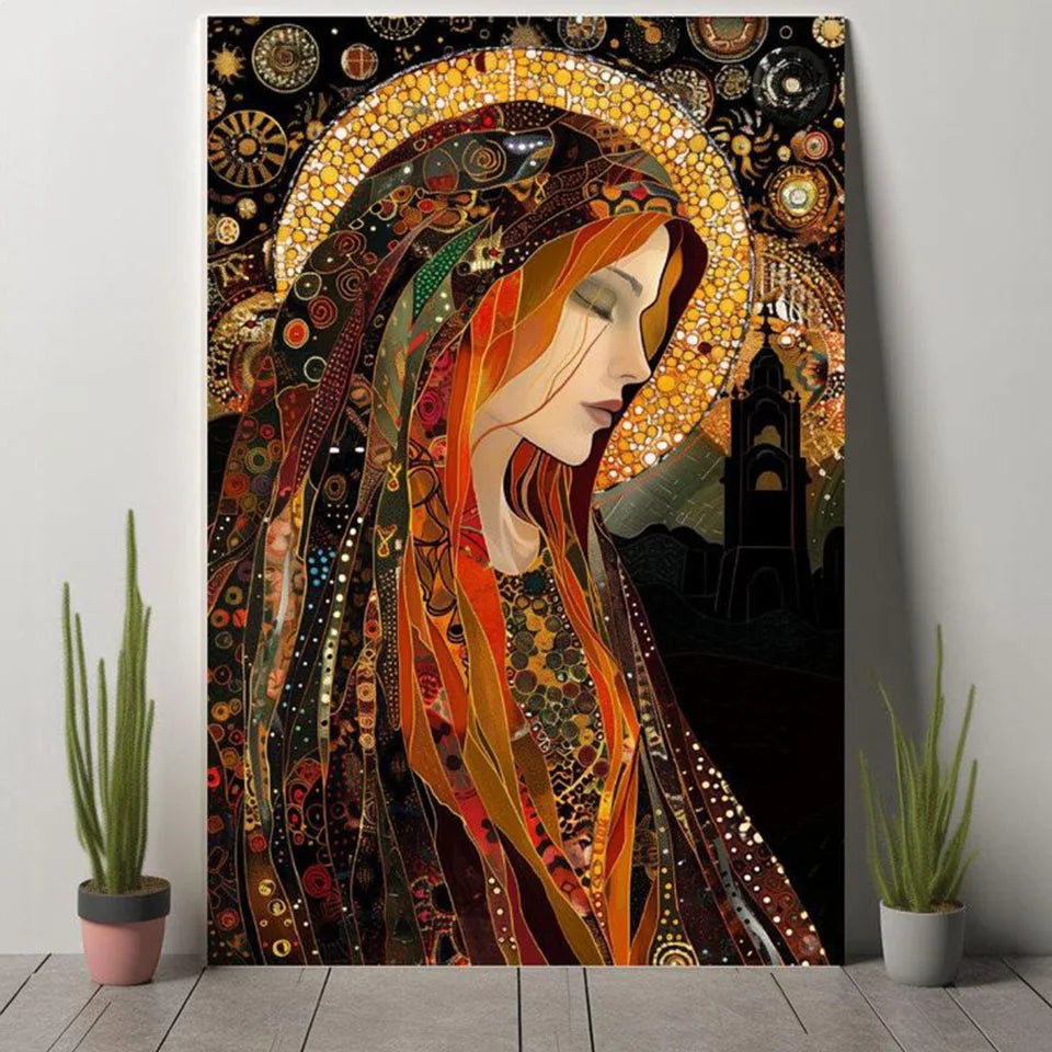 Mary Magdalene Diamond Painting Kit - Sacred Feminine Art for Meditation & Devotion