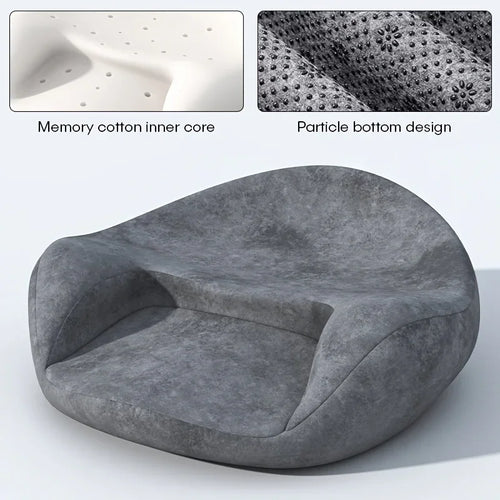 Ergonomic Meditation Cushion - Memory Foam Support for Yoga & Divine Feminine Practice